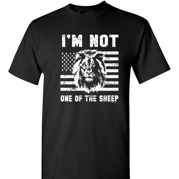 I’m Not One Of The Sheep T-shirt Conservative Political President Trump American - Picture 1 of 2